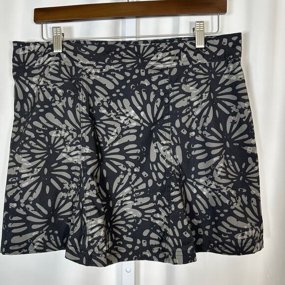 RipSkirt Hawaii Adjustable Wrap Skirt Length 1 Black Floral Sz L‎ Beach Resort - Picture 7 of 9